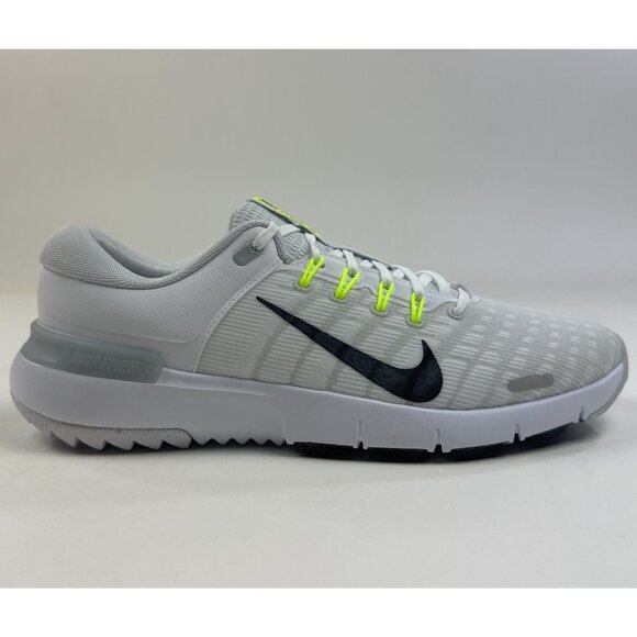 Nike Free Golf Next Nature Mens 11.5 White Black Golf Shoes Spikeless FN0332-101 - Picture 1 of 9